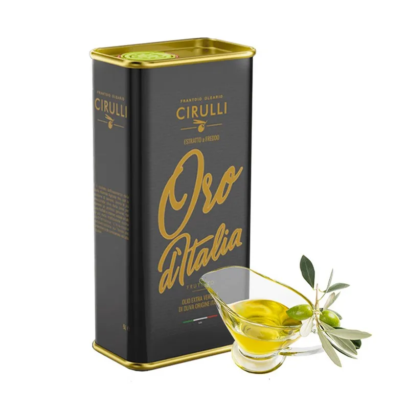 Best quality Extra virgin olive oil Organic 4 Cans of 5L Made in Italy CORATINA CULTIVAR PRIVATE LABEL YOUR BRAND