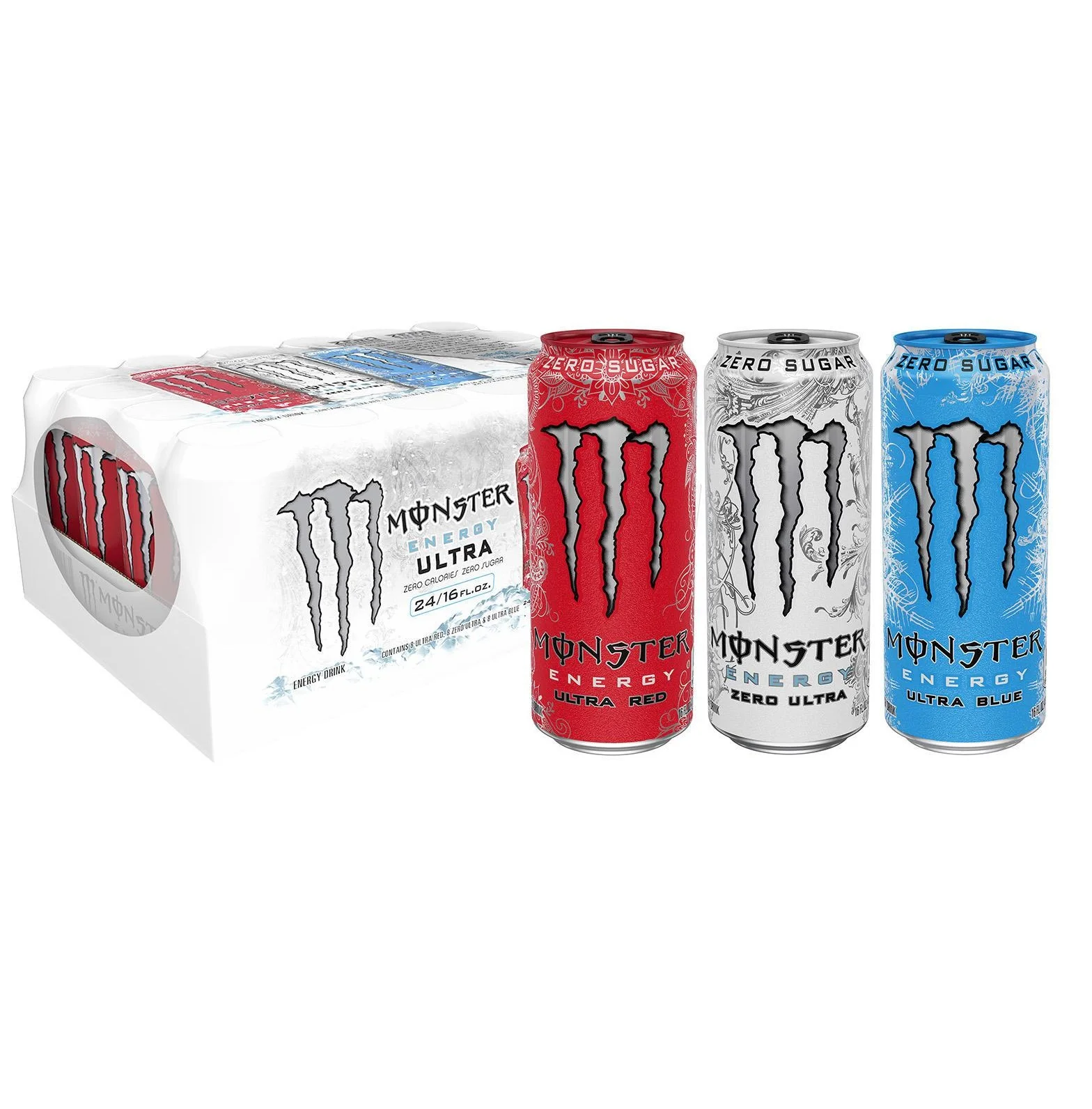 Monster Energy Ultra Sunrise, Sugar Free Energy Drink 16oz (473ml)