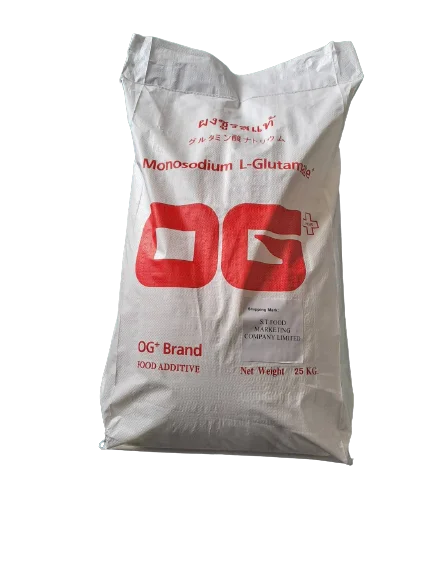 Monosodium Glutamate 60-120 Mesh Seasoning for Snacks and other Foods from Thailand with 25 Kg per Bag