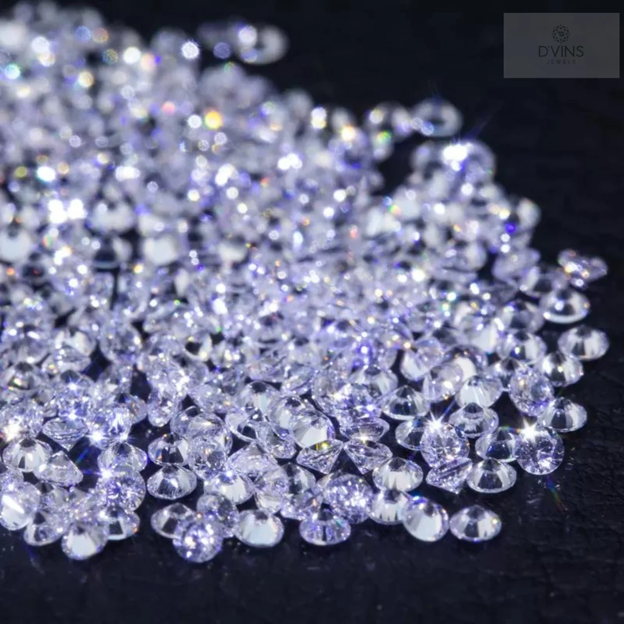 Natural Loose White Diamonds VVS2-VS1 Clarity GH Color 1.25 to 1.8 MM Melee Diamond Polished White Round Cut Diamond Parcel