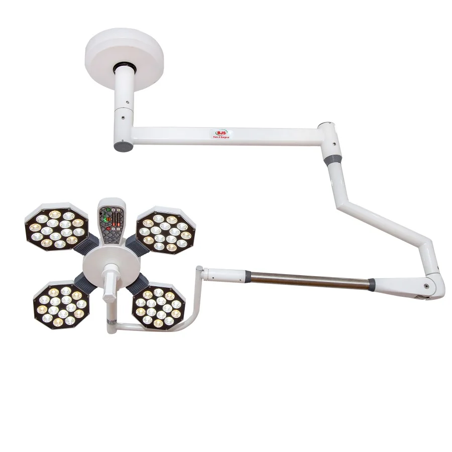 Высококачественный светодиодный мобильный операционный свет портативный безтеневой шестигранник 4 для больниц и клиник источник электроэнергии