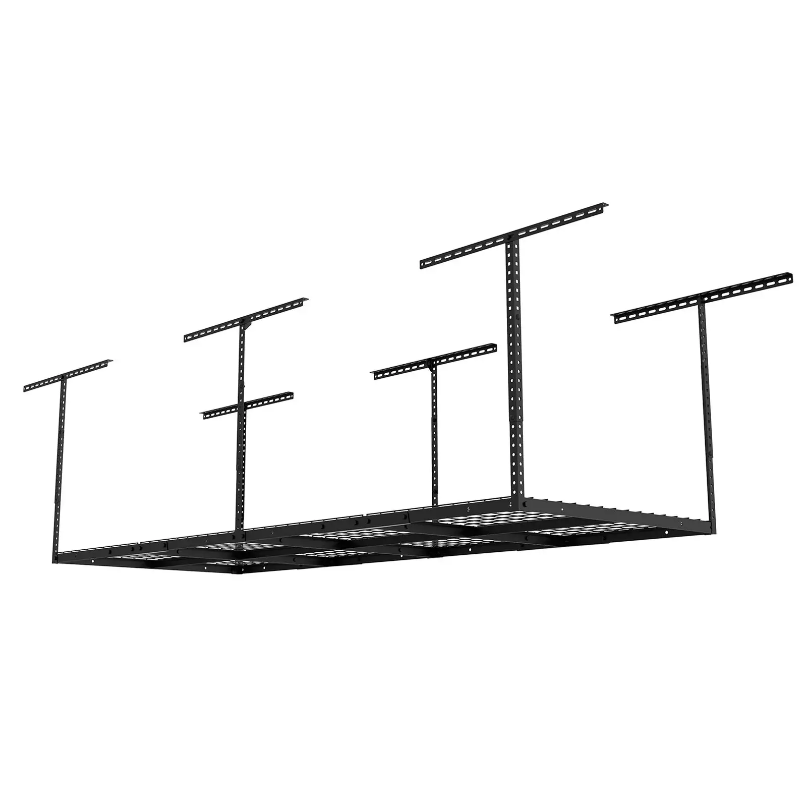 600lbs Weight Capacity Roof Rack Ceiling Rack 4x8 Overhead Garage Storage Organization System