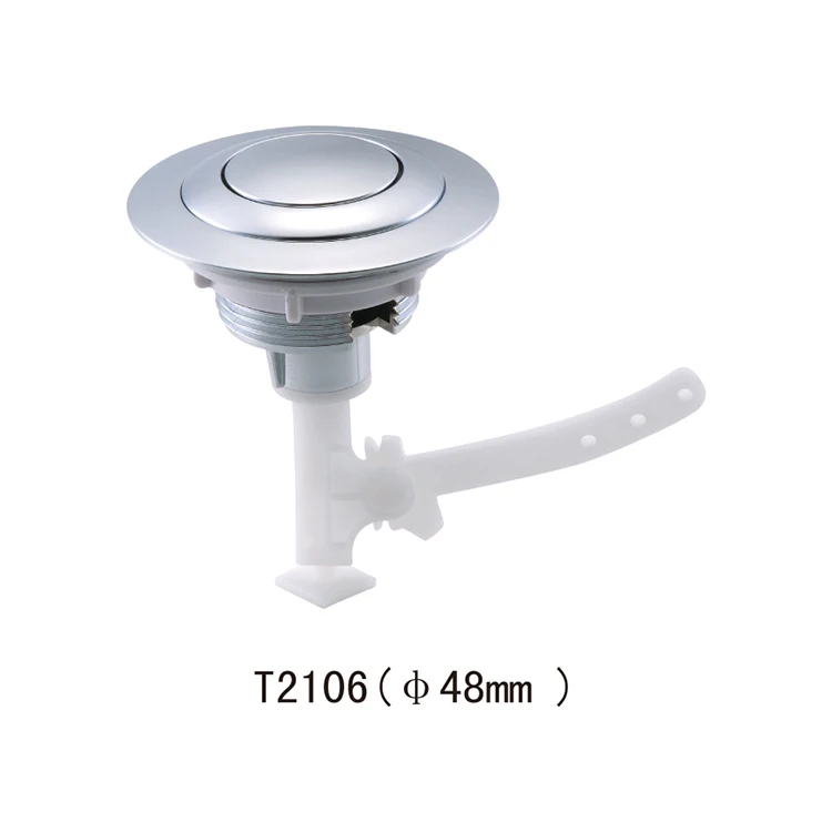 48mm Single Round Toilet Bowl Push Button High Quality Push Button For Toilet Flush Valve Flush Push Button