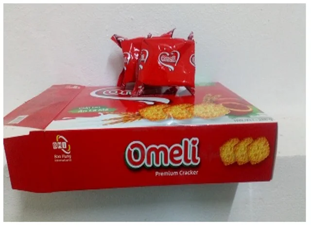 Hot New Premium Quality Bao Hung Thin Crispy Cracker Gac Sesame Flavour 120g PAPER BOX-Delicious Fruit Biscuits/Cookies