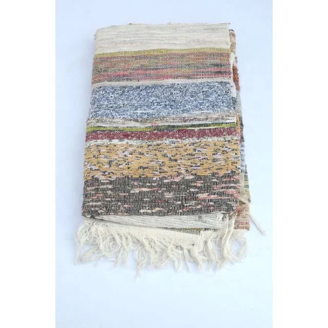 Новое поступление хлопковый коврик Chindi бегунок из Индии ручная работа для ванной двери напольный декоративный бегун тканые тряпки