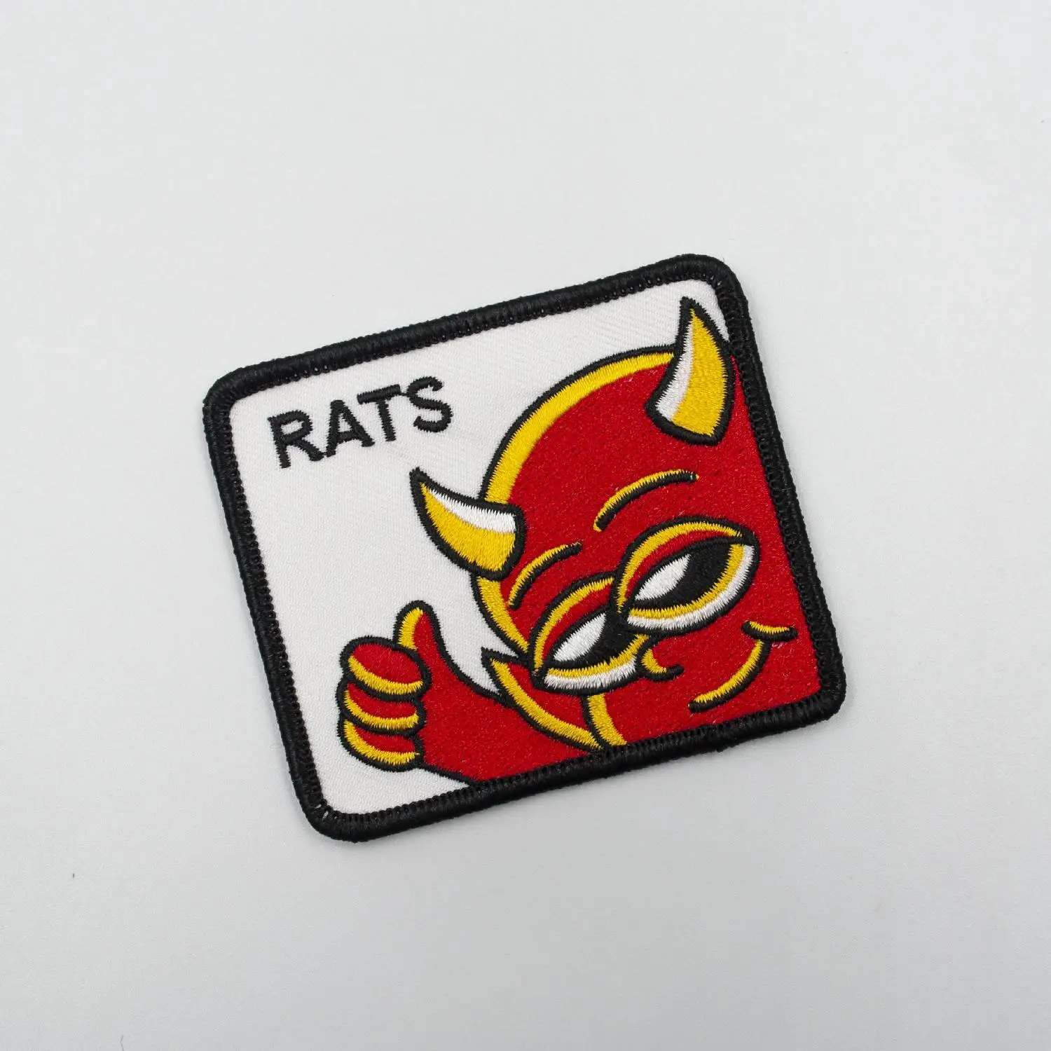 Factory Manufacturer Custom 3D Brand Name Woven Logo Patches Custom Patch No Minimum LOGO Patches Hook Backing