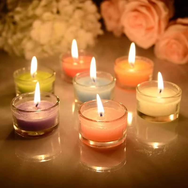 Glass Candle Holder clean glass candlestick tealight home decoration candle holders tea light jar class candlestick
