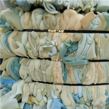 100% Clean And Dry Mixed Color Leftover Foam Scrap Recycled Furniture foam waste PU Foam Scrap in bales