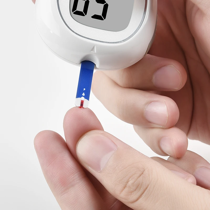 Hottest Voice Broadcasting Glucometer Quick Result Blood Glucose Monitor Diabetic Machine With Test Strips
