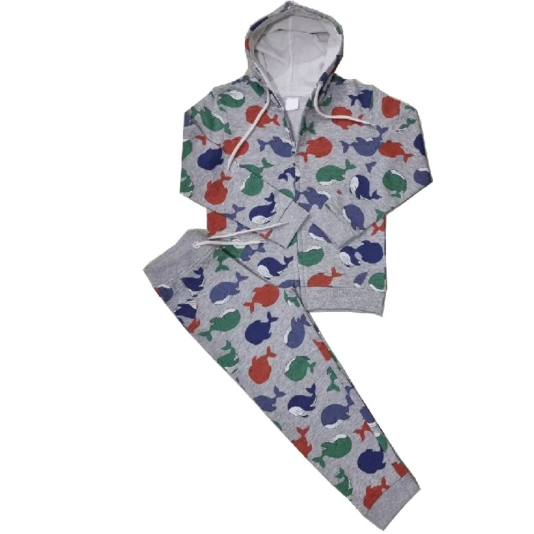 Children Clothes Winter summer Embroidery Oversize Fleece Hoodie Jogging Tracksuits Sweatpants set for Boys From Bangladesh