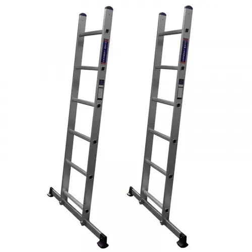 Aluminum alloy multifunctional ladder simple scaffolding mobile workbench ladder rack