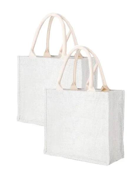Tote Jute Burlap Tote Bags High quality burlap jute shopping tote bag Eco-Friendly Natural at best market price