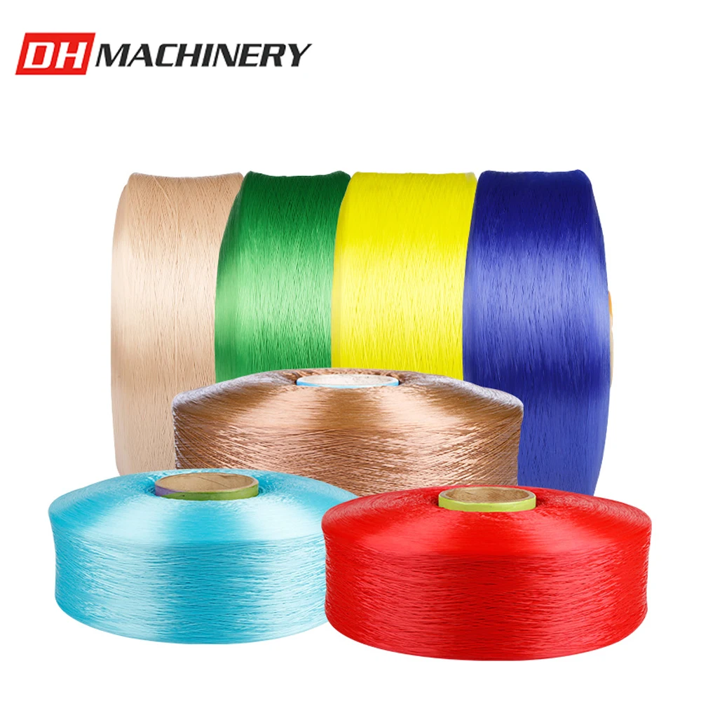 Factory Customized PP Multifilament Yarn 600D 900D Polypropylene FDY Flat Knitting Yarn for Bag Strap