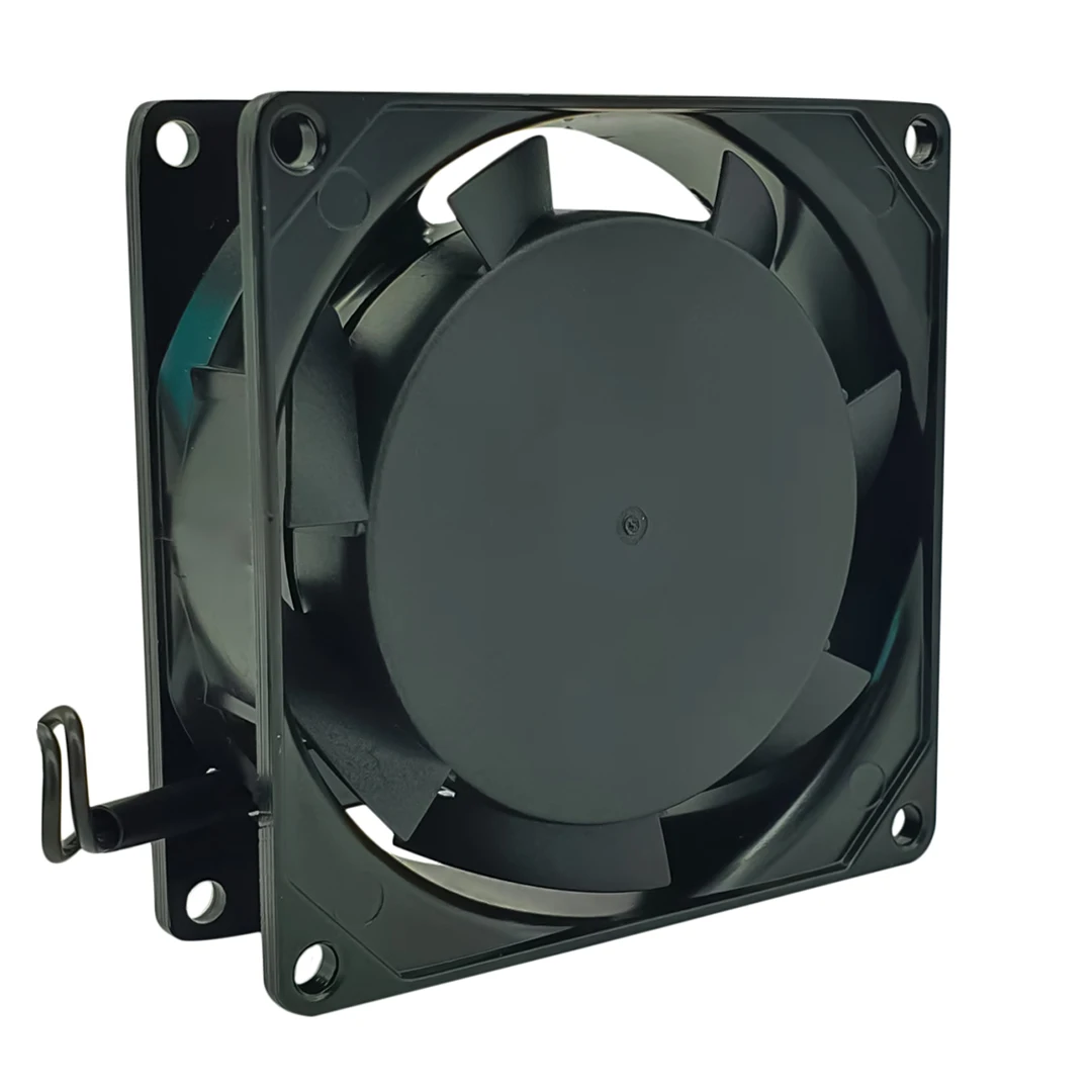 80mm 220V Quiet Electric Axial Fan 80*80*25mm 110V Cooling AC Fan for Display Kiosks Aquarium Chicken Coops Industrial Machinery
