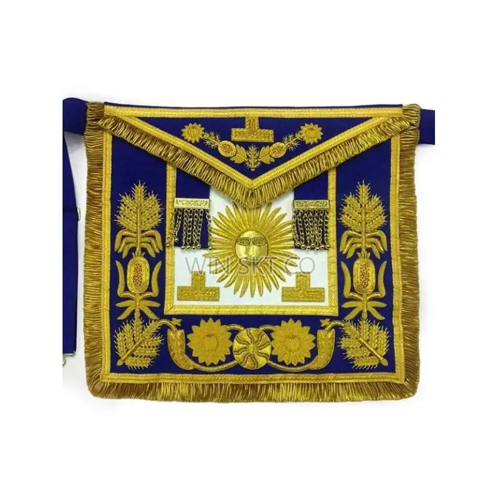 Master Mason Aprons Embroidered For Online Sale Wholesale Masonic Aprons Made With Cotton
