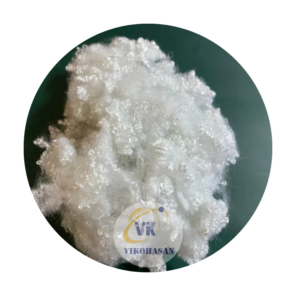 For Sales Polyester Staple Fibers 4D HCS 100% Recycled Hollow Conjugated Fibres VIKOHASAN Manufacturer and Synthetic Fiber
