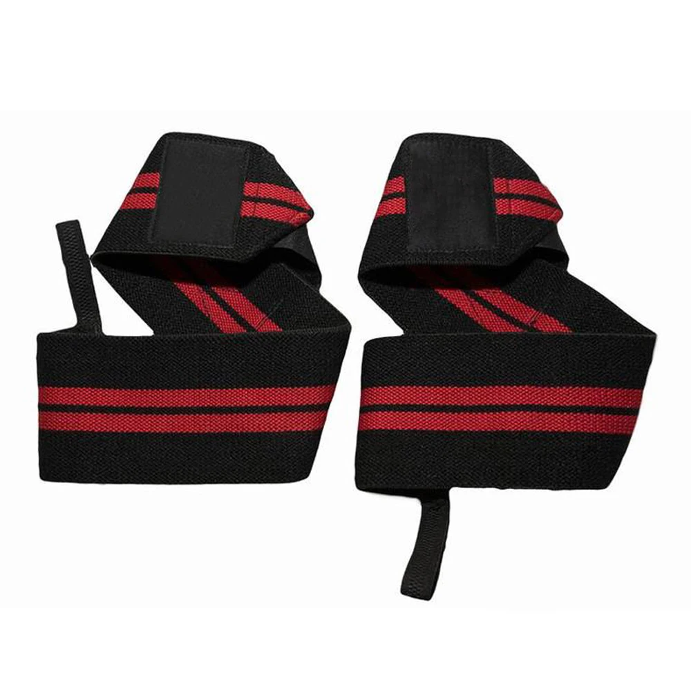 Wholesale Sports Wristband Brace Bandage Gym Weightlifting Strap Custom Logo Wrist Wraps