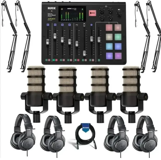 Со скидкой оригинальные микрофоны RODECaster Pro комплект W-ACC для производства подкастов