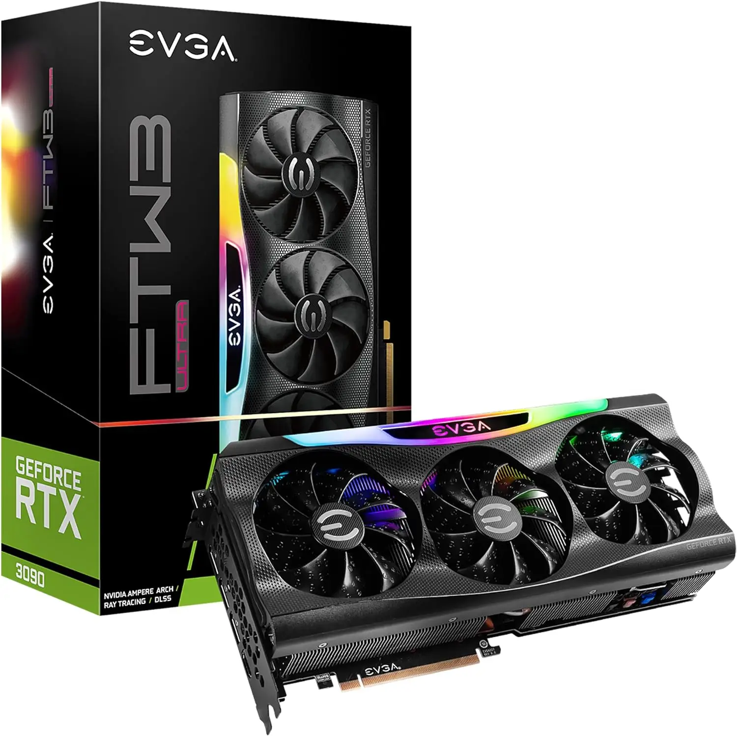 BEST -EvgA-  FTW3 Ge force Rtx 3090 3080 Ti Gaming X Trio 24g Graphics Card Rtx 3090 3080 3070 3060 Ti Gpu Card