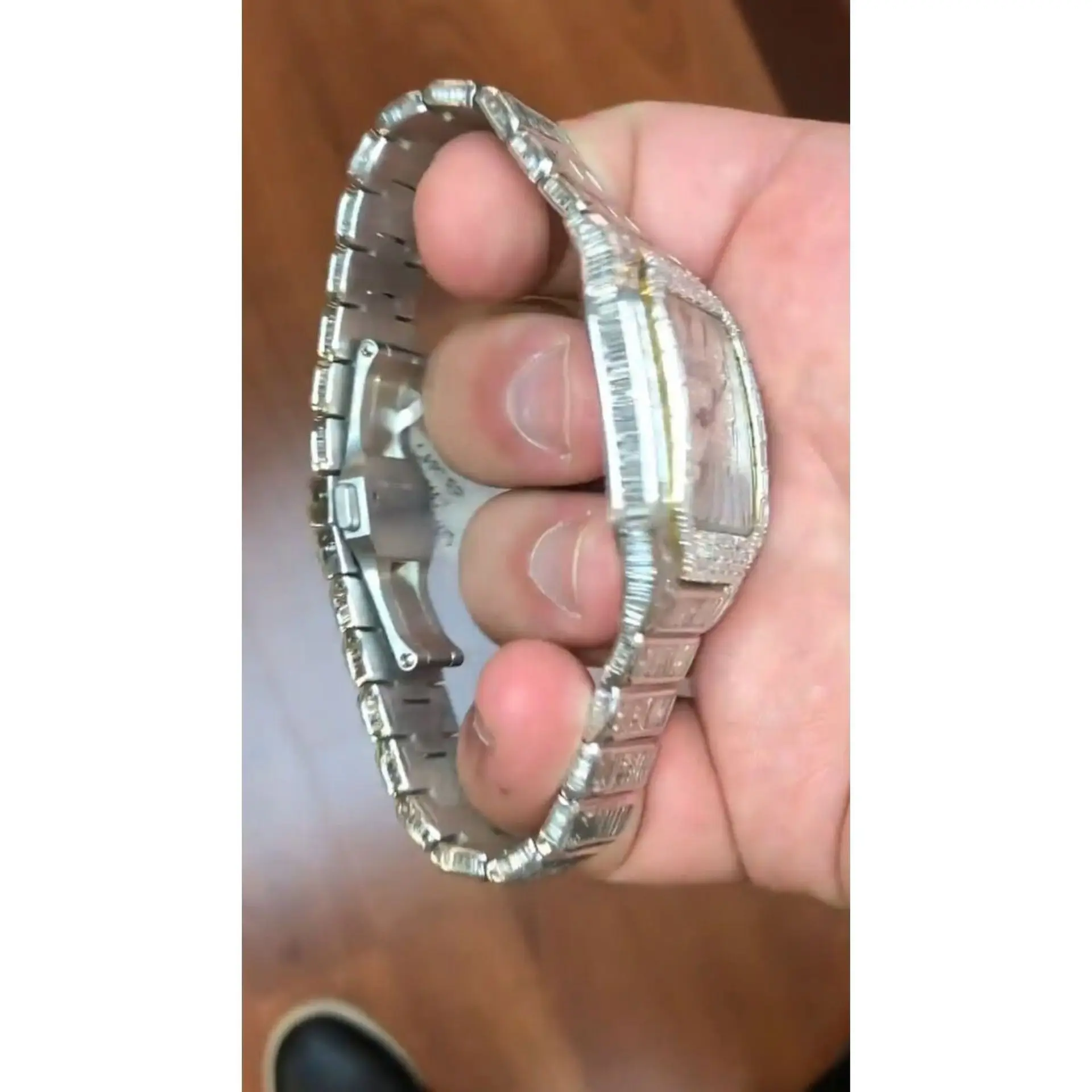 Luxury Diamond Watch For Men, Full Iced Out Diamond Watch, Premium Braded Quality Watch Gift For Him