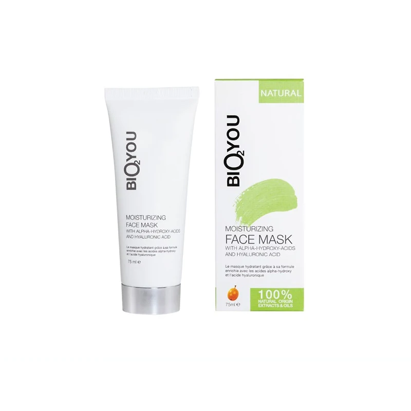Private Label Supplier Beauty Moisturizing Alpha-hydroxy acids and Hyaluronic Acid Face Mask 75 Ml