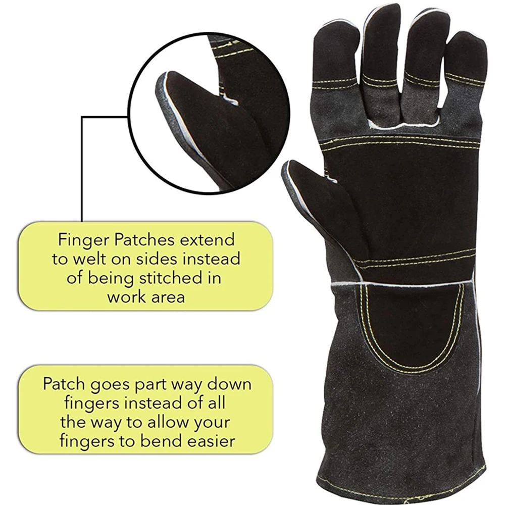 Factory price cowhide leather Welding gloves Anti Cut for Welding Gloves