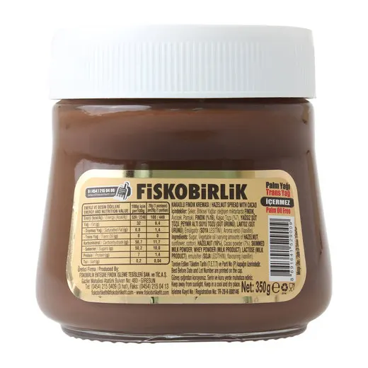 NUGA COCOA HAZELNUT CREAM CHOCOLATE 350 GR High Quality Spread Chocolate with Hazelnut and Milky Cream Best Price From Turkey