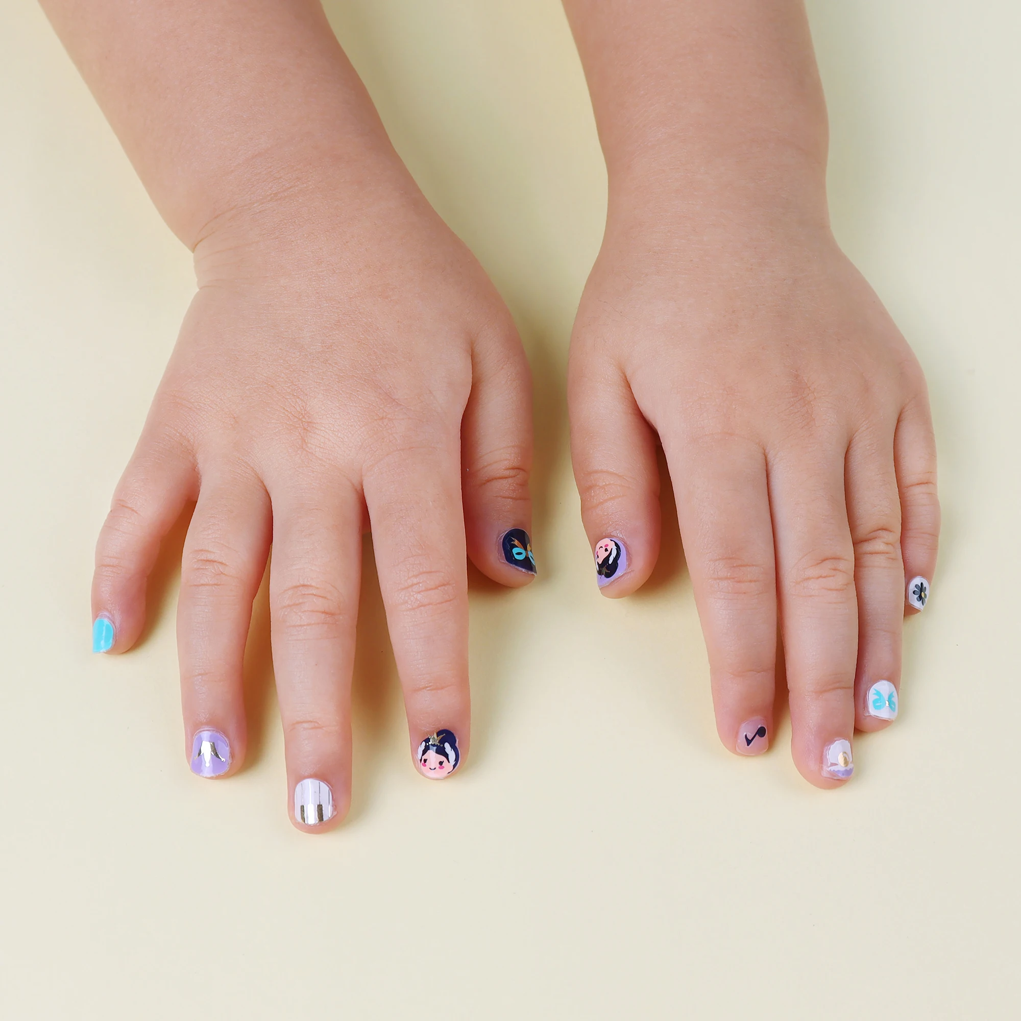 ShineB MINI GELICA For Kid Nail Stickers #45995 Art Decal Fingernails Designs Self Adhesive Floret Decoration Deco Stickers