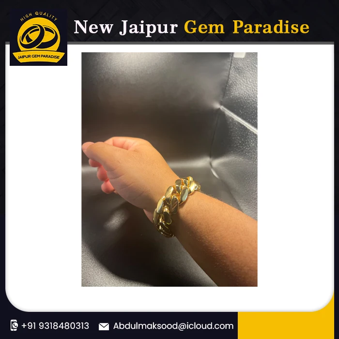 22mm bracelet -heavy -big bracelet-brass -gold plated 5x-18k gold-sterling silver-chunky piece-very heavy jewelryhip hop jewelry