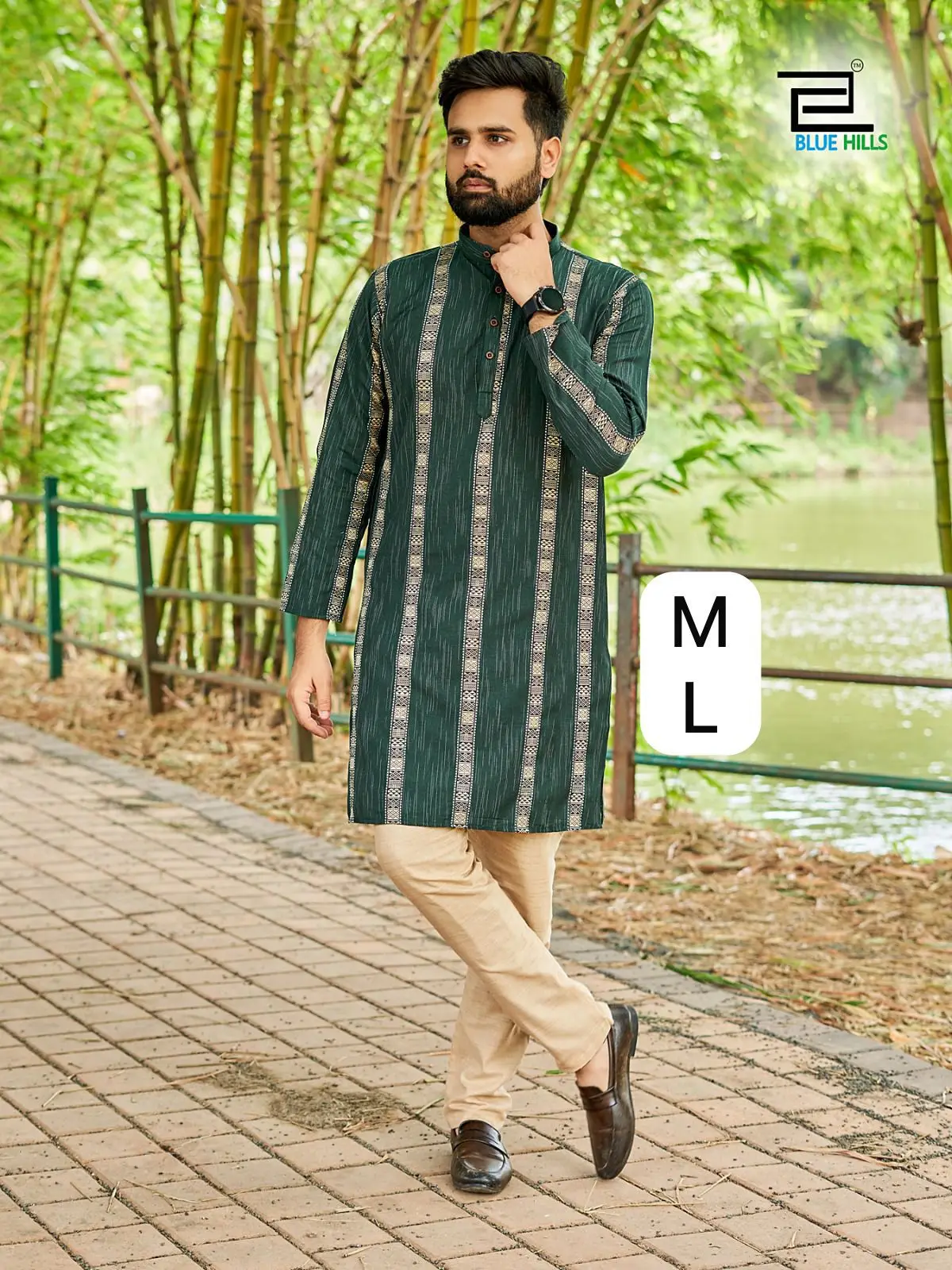 Men Kurta Manufacturer in India Wedding Party Causal Wear Cotton Men Kurta Pajama
