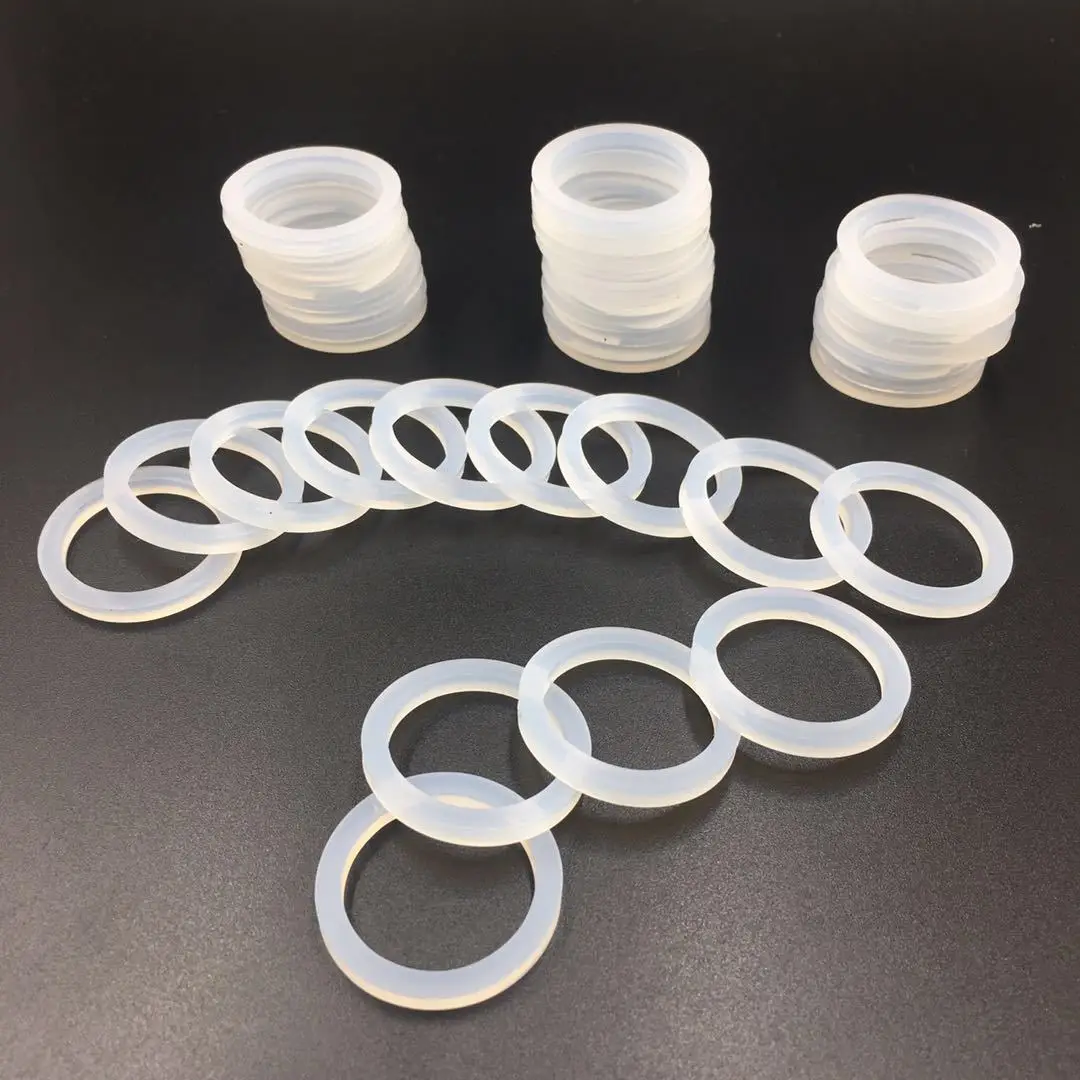 Food Grade Transparent Silicone Gasket Water Cup Bottle Cap Leak-proof High Temperature Waterproof EPDM Gaskets
