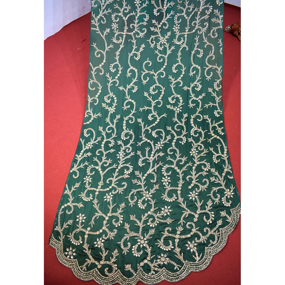 Somali  Dirac Set  Fabric Luxurious Top Classical Crystal Beads  Beaded Fabric Buy At Best Price