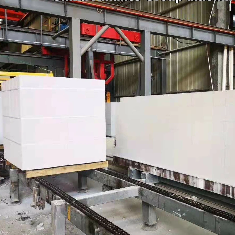 Full-Automatic Concrete AAC Block Brick Making Production Line Machine