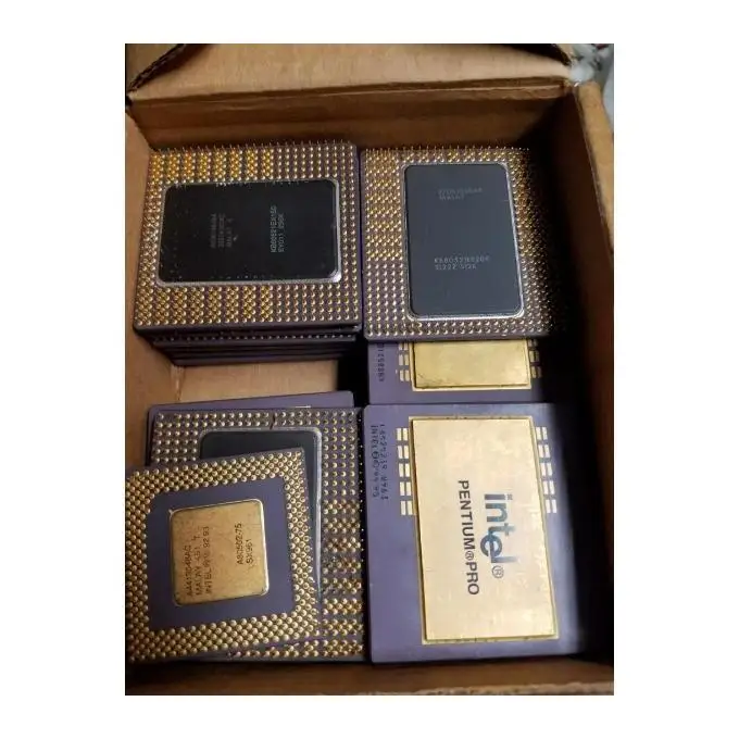 Cheap sales of Ceramic CPU Scrap Intel 486 & 386 Cpu/Computer Ram Scrap