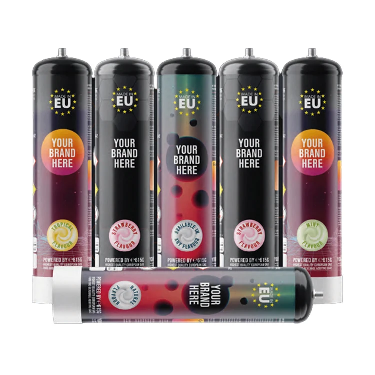 Biggest Dealer of Pina Colada Flavor Made in EU 580g Steel Cylinder Whipper Whipped Cream Chargers in Size 0.95L or 580G