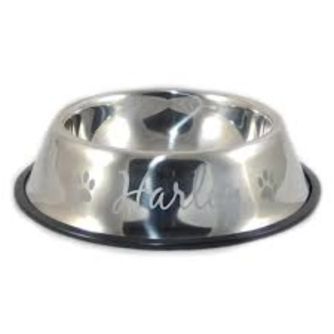 Customized finished Best quality stainless steel pet food bowls by Hebei Nanfeng