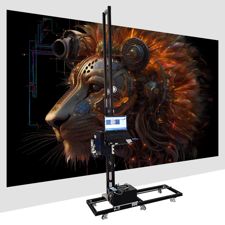 digital vertical inkjet uv the best printing on wall mural printer machine painting 3d robot price