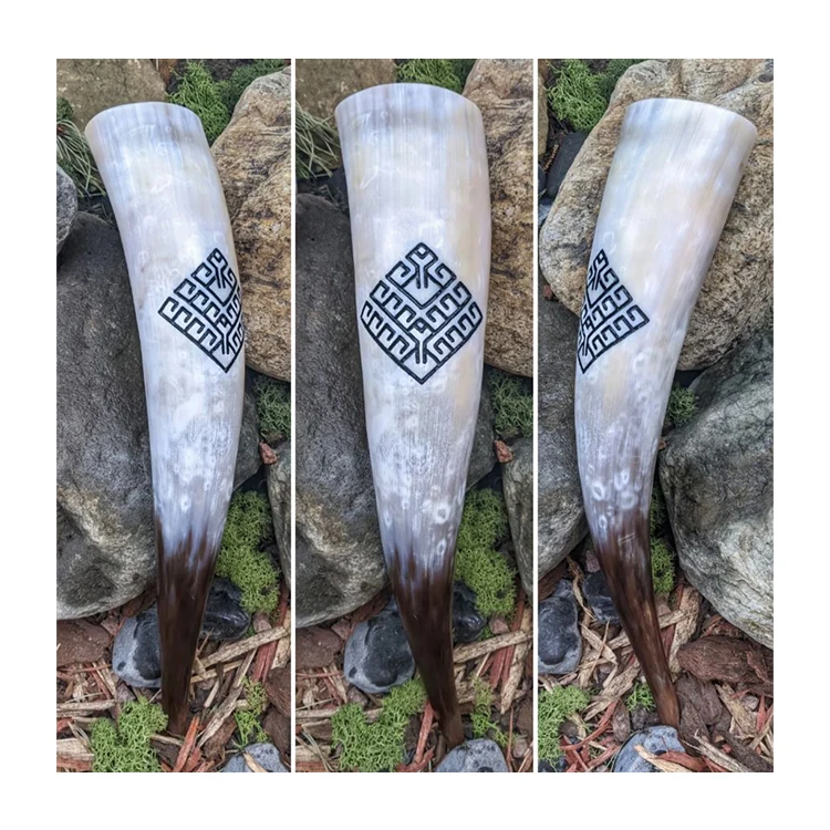 Supreme Quality Wholesale Manufacturer Supply Handcrafted Drinking Horn 100% Natural Viking Drinking Horn Beer Drinking Horn