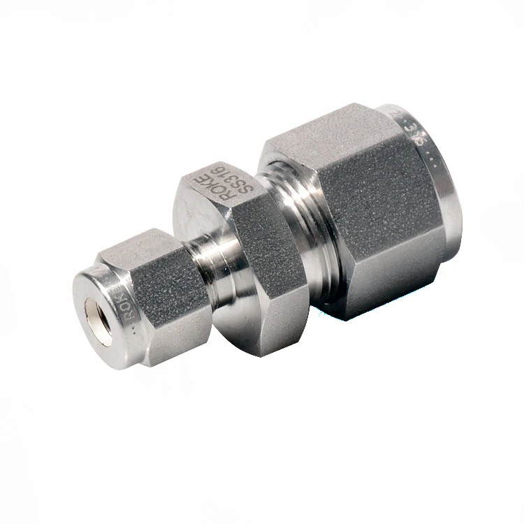 Inconel Compression Tube Fittings Super Duplex 2507 / Titanium / Inconel / Monel / Hastelloy Double Ferr