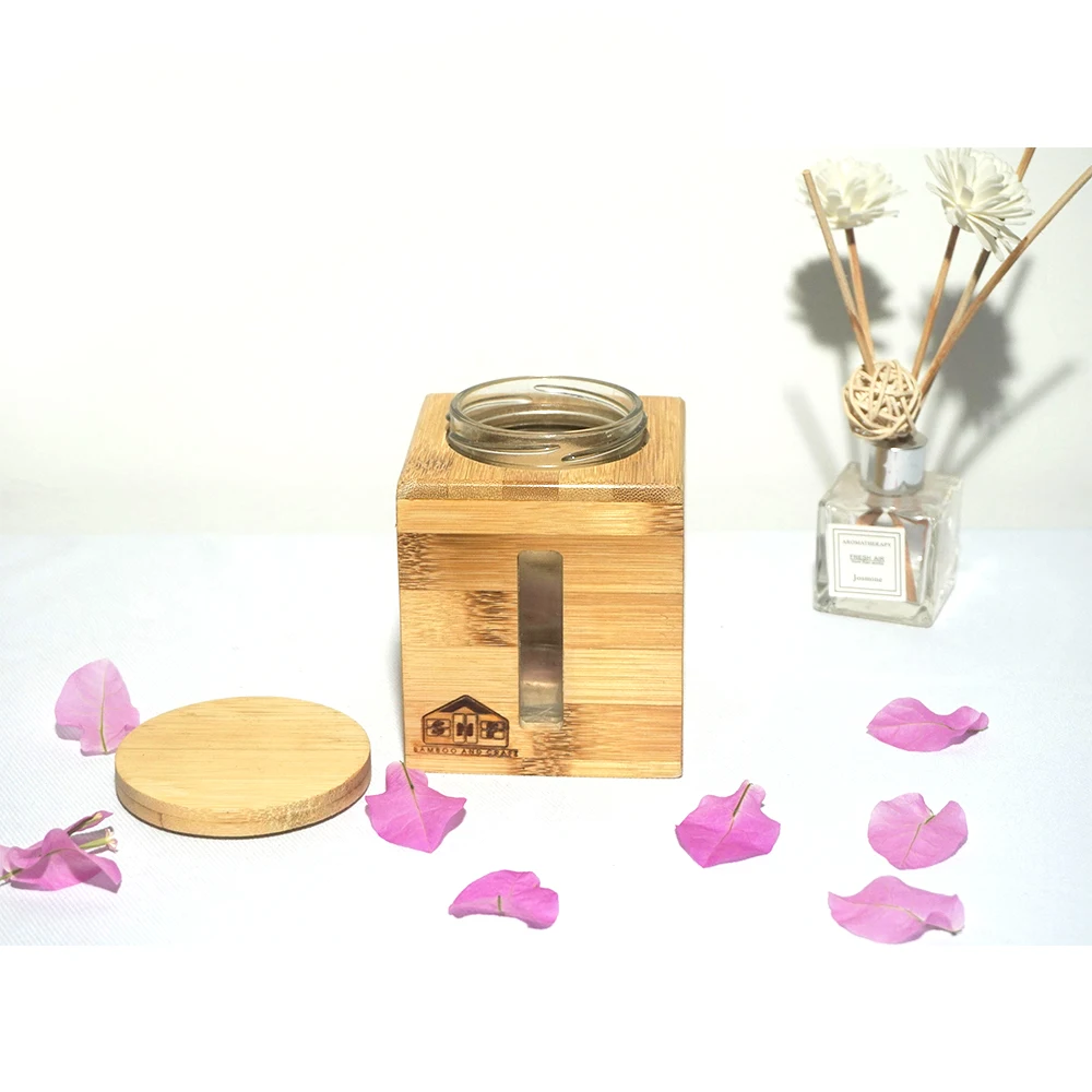 Wholesale Customizable Natural Soap Dish Holder Bamboo Storage Soap Box Container Made In Vietnam