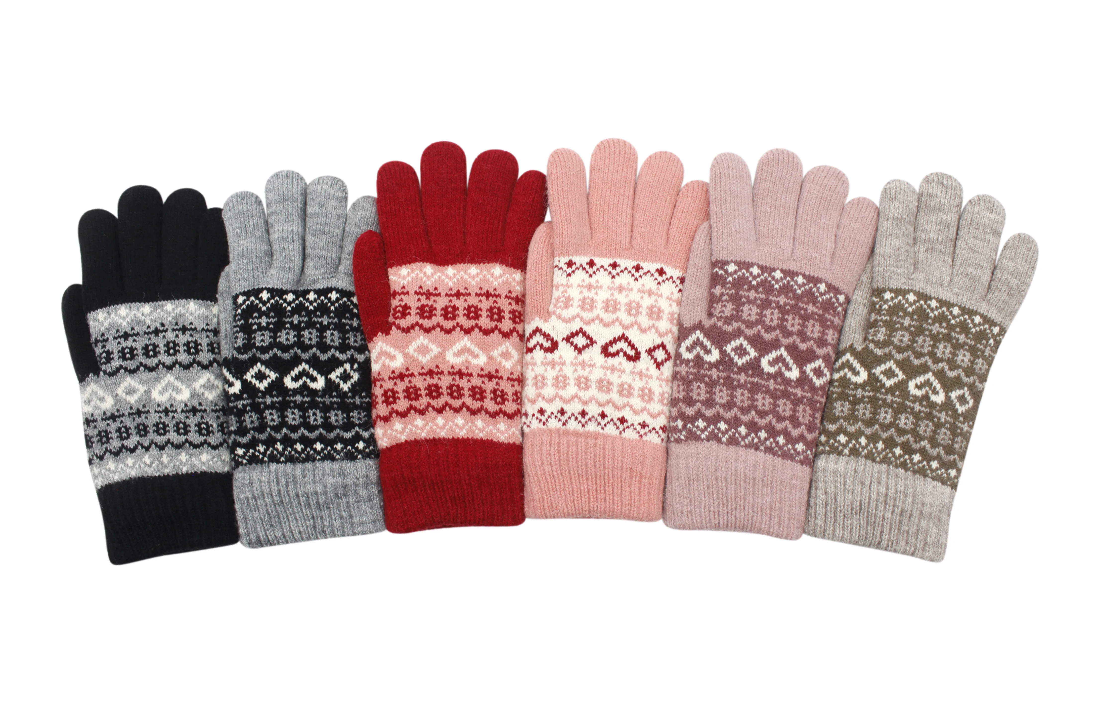Women Winter Knitted Gloves