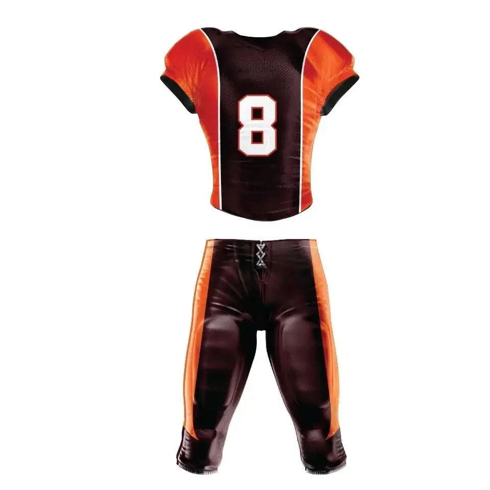 sublimation american football jersey hot sale custom team football clothing for men wholesale youth american football uniform