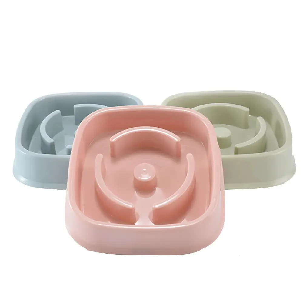 Manufacturer wholesale multi-colors design pet dog slow feeder bowl