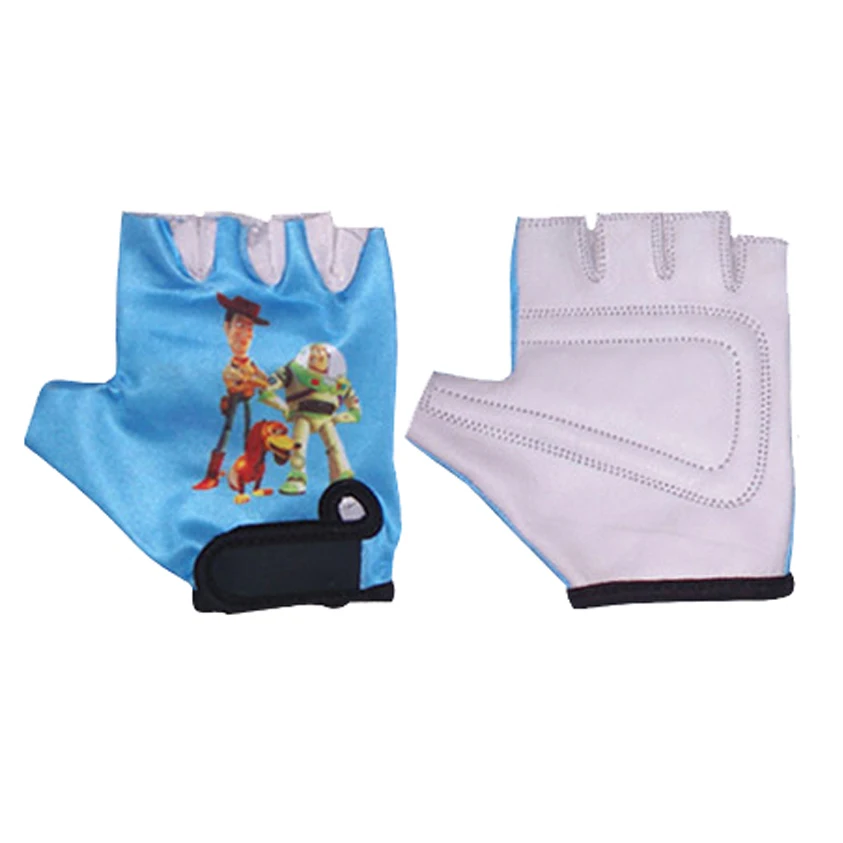 Wholesale Kids Cycling Wear Gloves Cartoon Printed Durable Anti-Slip Cheap Price In Stock Best Selling Cyclist Gloves