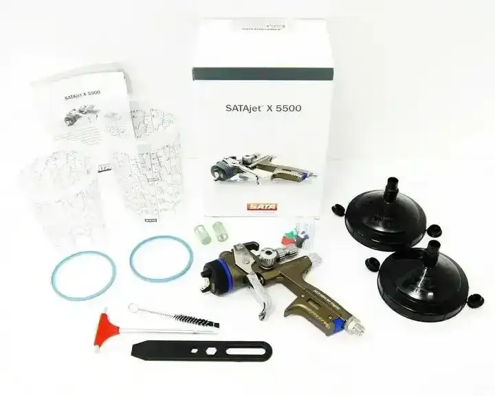 END OF YEAR PROMO New Sales Sata jet X5500 RP Gun 1.3 I NOZ. W RPS Cups