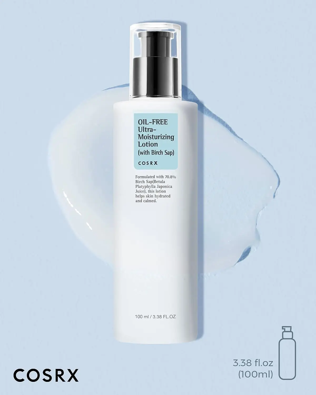 Cosrx Oil Free Ultra Moisturizing Lotion with Birch Sap 100ml Korean Skin Care