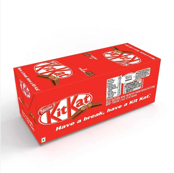 Kitkat мини-шоколад оранжевый 4 пальца Kitkat/nestle молочный шоколад для продажи