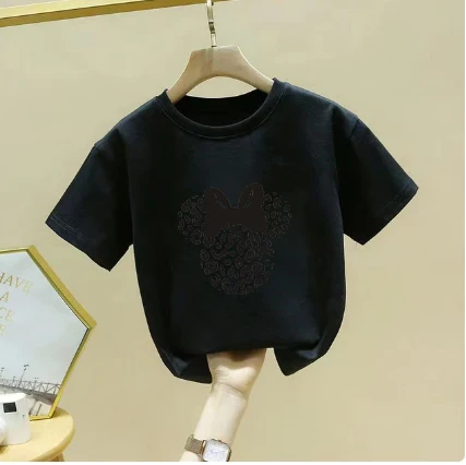 Beautiful Mickey print boy T Shirt boy T shirt cotton T-shirt girls boys Tee shirt for kids