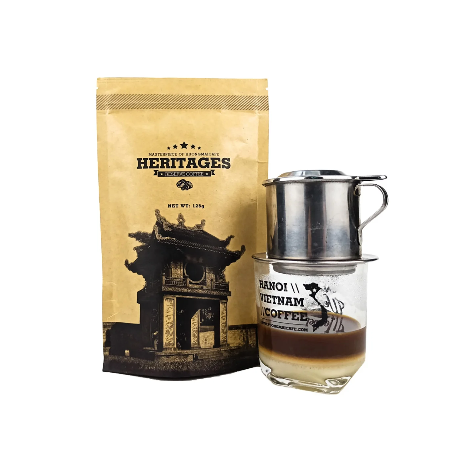 Top Quality Ground/Beans Vietnamese Heritage Coffee 125g