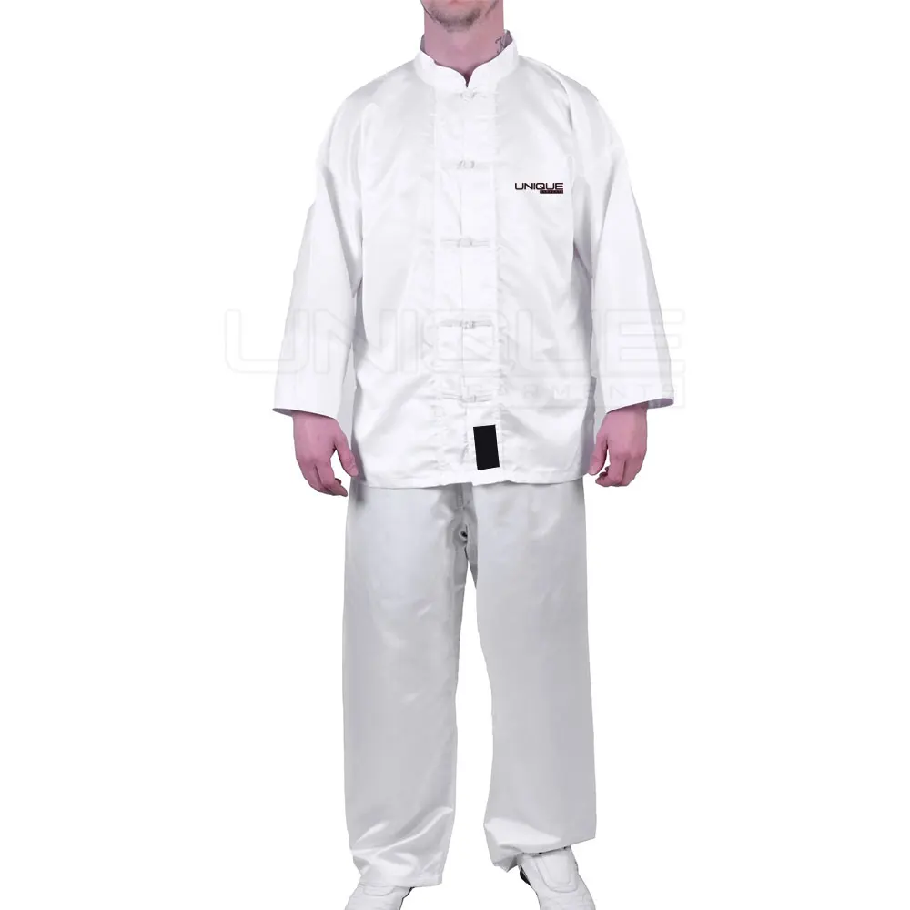 OEM Custom Men Kung Fu Uniform Shirts and Pants High Quality Kung fu Suit Martial Custom Style Kung Fu Uniform